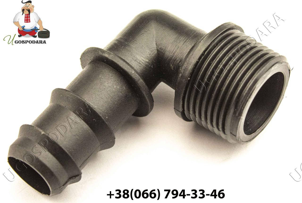 

Колено для трубки d 20 мм с наружной резьбой 3/4"