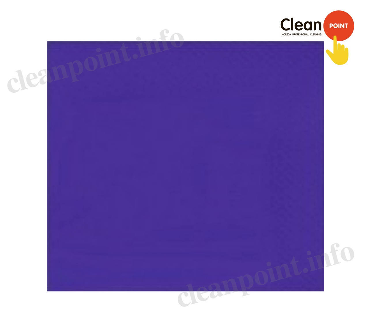 

Серветки столові сині 33*33 целюл. 2-х шарові, 180 шт/пач Clean Point