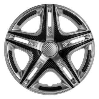 

Колпаки для дисков Star Дакар super silver, R15, комплект 4 шт