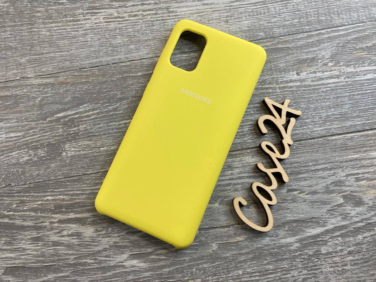 

Чехол Soft touch для Samsung Galaxy A31 (8 цветов) желтый