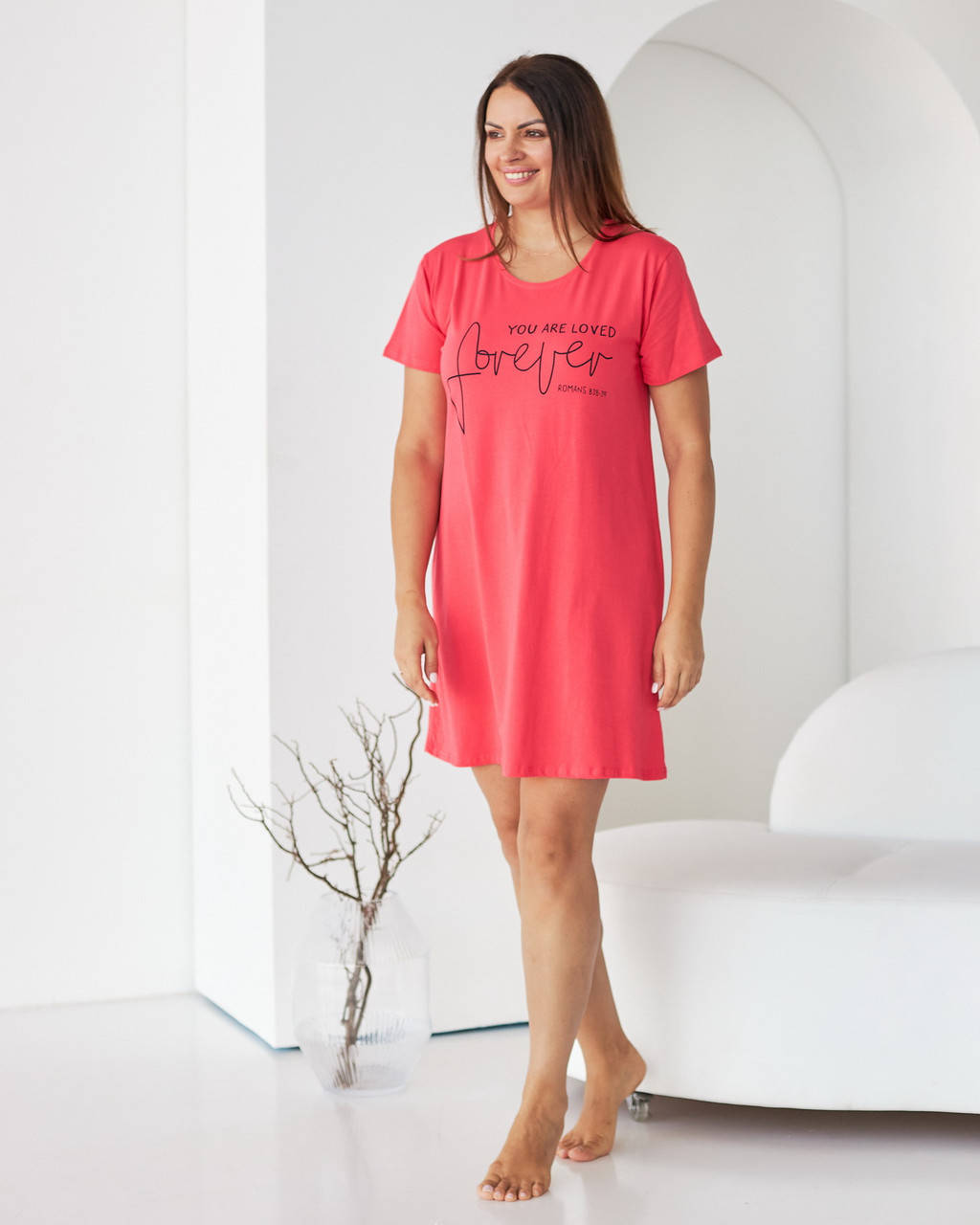 

Туника женская для сна и дома Nicoletta 84274