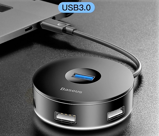 

ЮСБ хаб на 4 порта USB Hub концентратор разветвитель Baseus