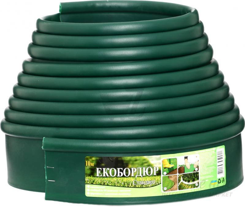

Садовый бордюр "Экобордюр. ТИП 3", зеленый 10 метров