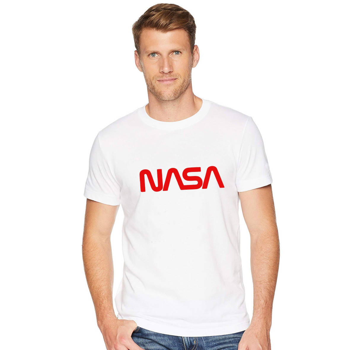 

Футболка NASA 3 белый, XXL