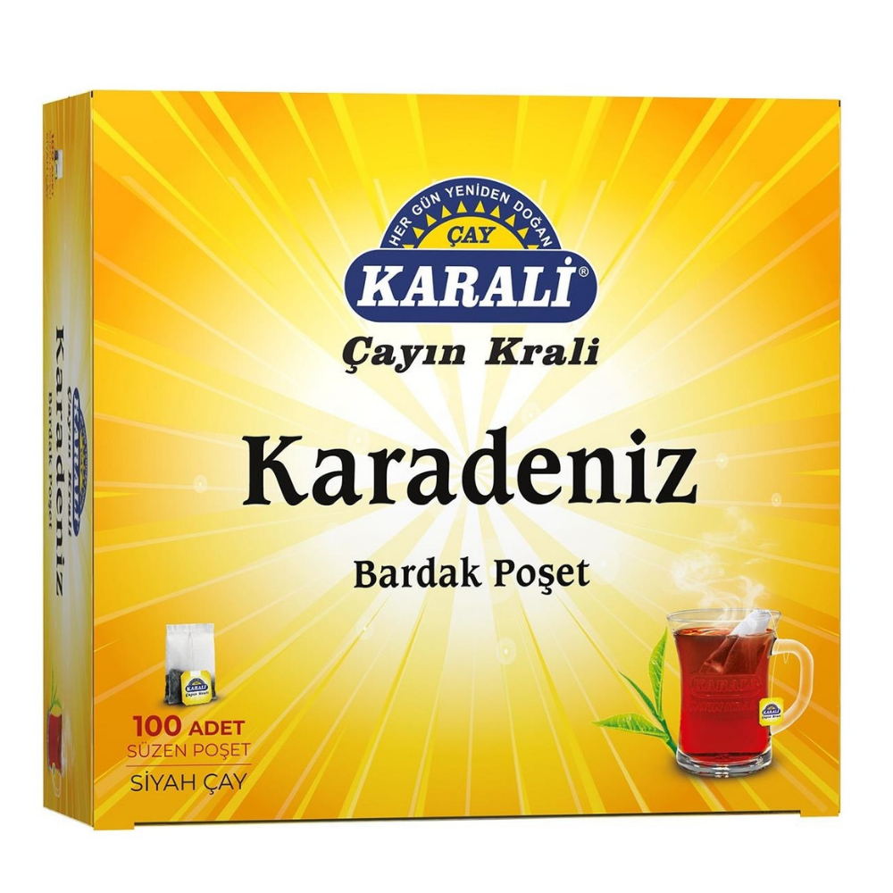 

Черный чай KARALI Bardak Poşet в пакетиках (100пак.)