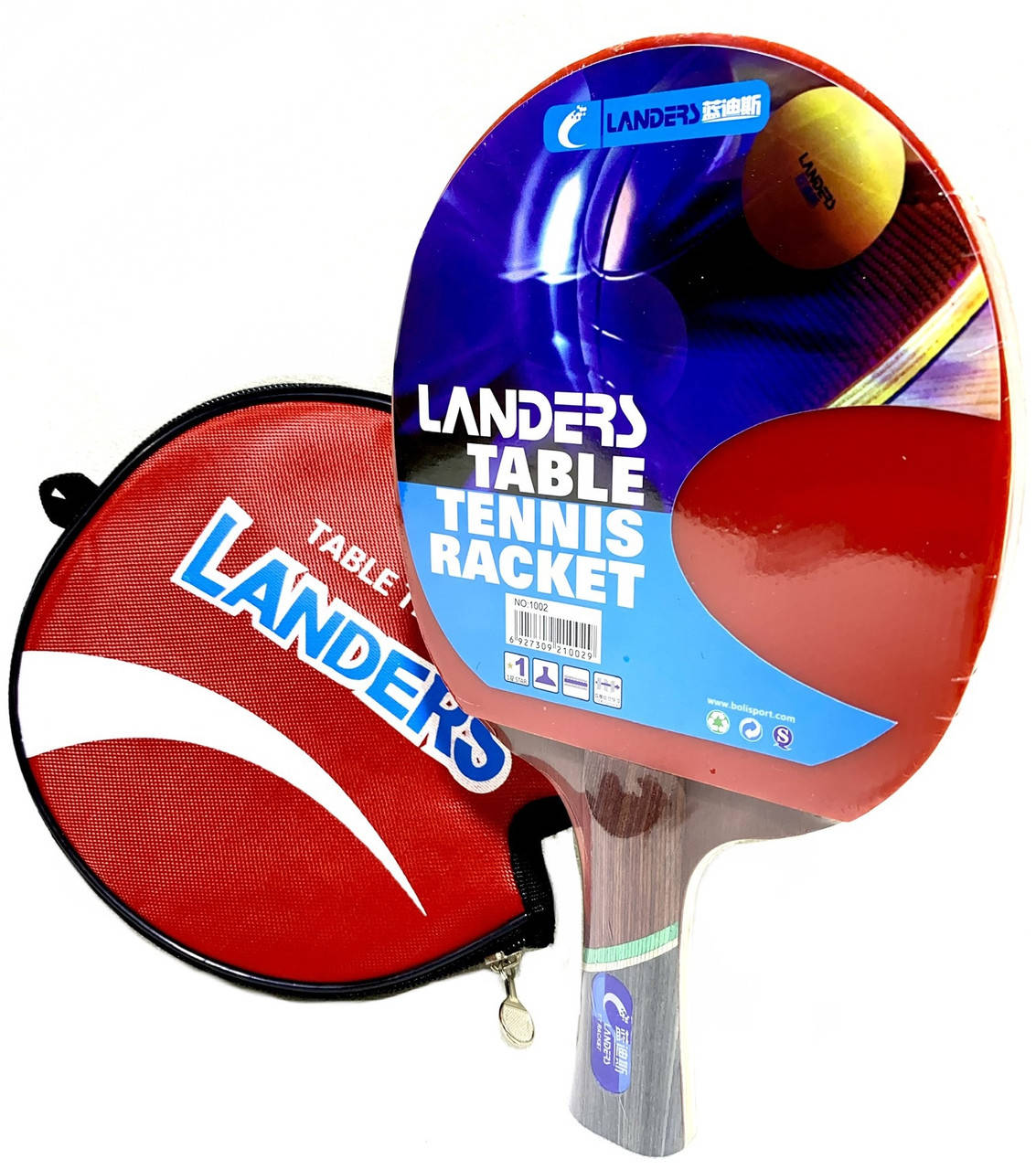 

Ракетка для настольного тенниса Landers 1 Star в чехле