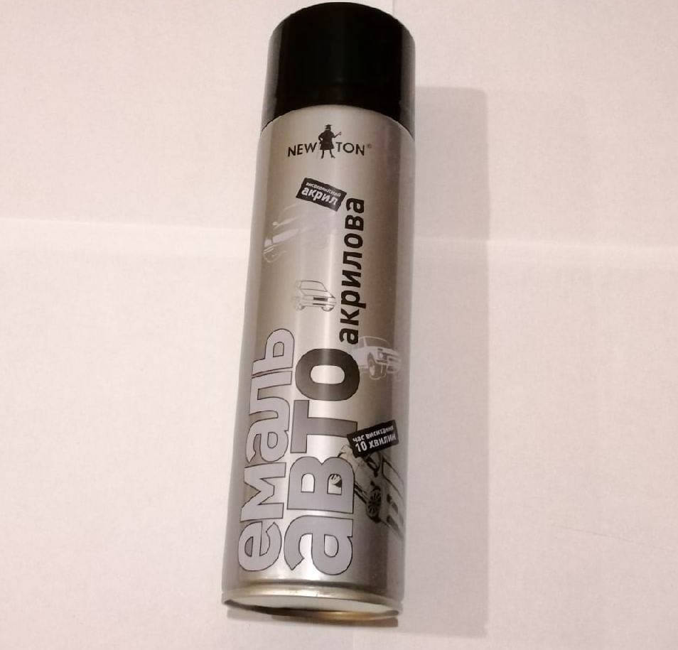 

Краска NewTon - акриловая 9005 черный глянец спрей 500 мл