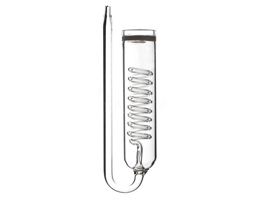 

Диффузор стеклянный для распыления СО2 + счетчик пузырьков на 9 спиралей AQUA-TECH Spiro IX