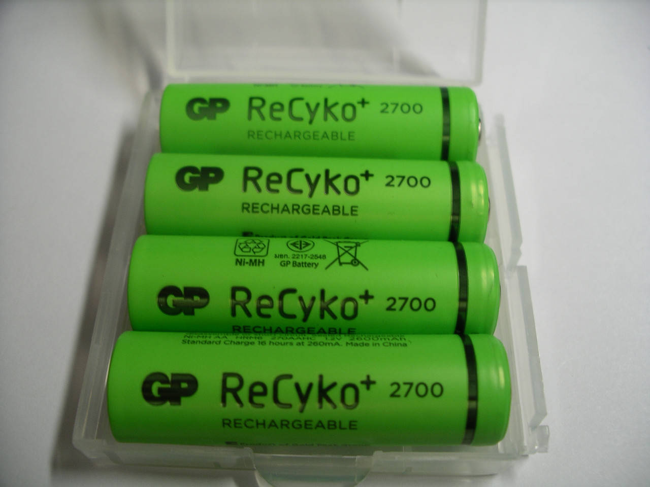 

Аккумуляторы GP ReCyko+, R06, АА, 2700mAh цена за 4 штуки в упаковке