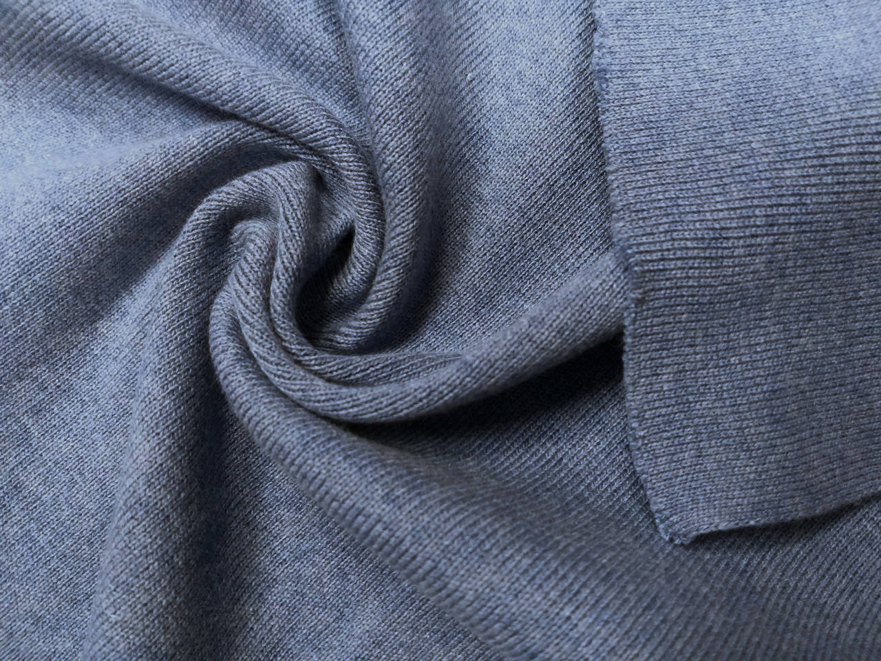 

Трикотажное полотно Ластик (джинс меланж) хлопок (арт. 2181)