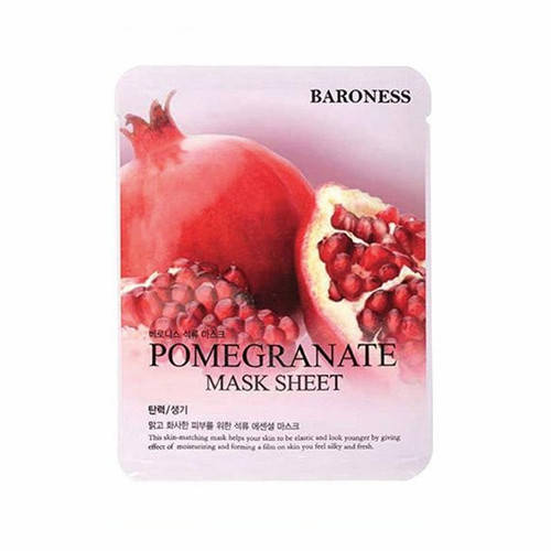 

Тканевая маска с экстрактом граната BARONESS Airlaid Face Mask Pomegranate