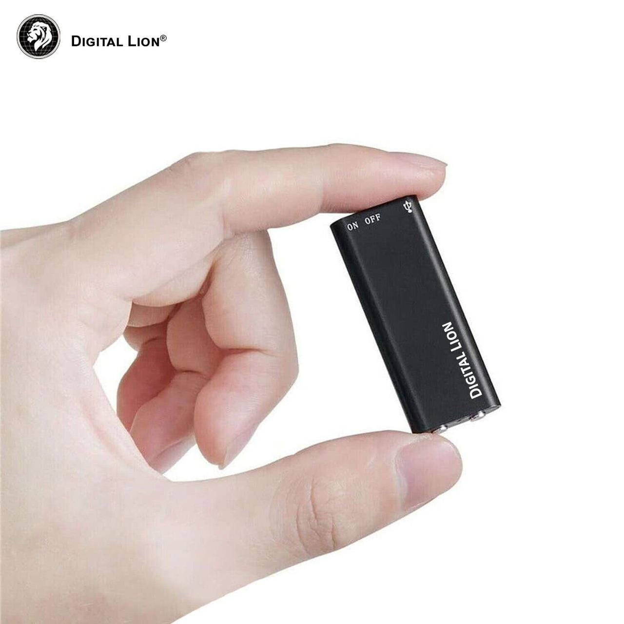 

Міні диктофон з активацією голосом Digital Lion R01s, 8 Гб, VOX, 12 годин запису