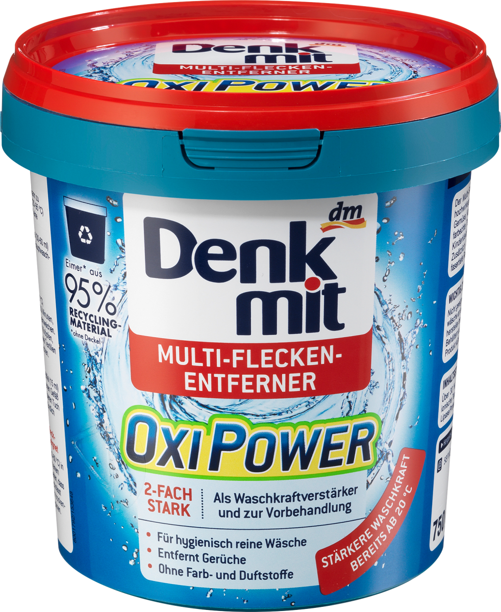 

Универсальный - пятновыводитель Denkmit Oxi Power для цветных вещей, 750g .