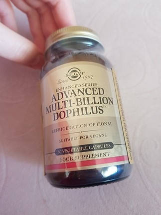 

Пробиотик и пребиотики Solgar Advanced Multi-Billion Dophilus 60 капсул