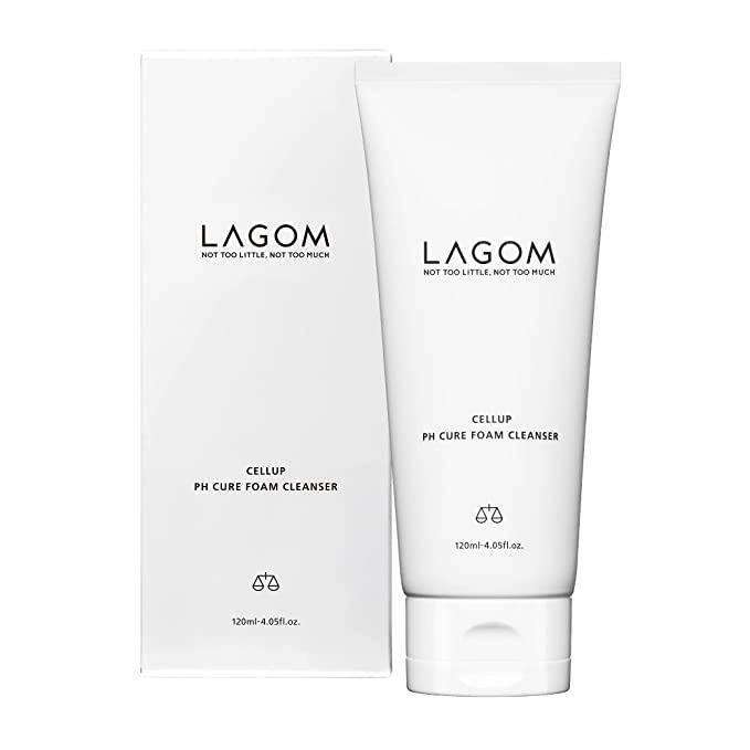 

Нежная очищающая пенка на основе гималайской соли Lagom Cellup PH Cure Foam Cleanser, 120 мл