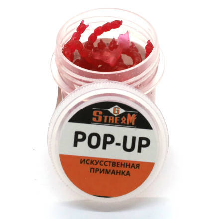 

Силиконовая приманка красный мотыль