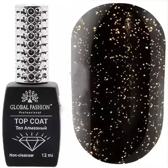 

Топ без липкого слоя с частичками золота Global Fashion, 12 мл