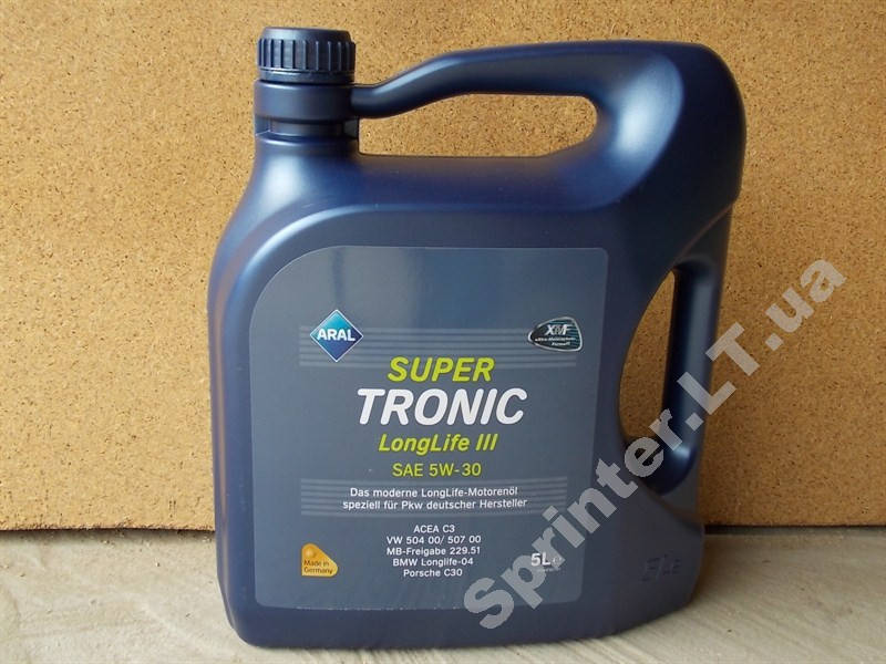 

Моторное масло ARAL 5W30 Super Tronic LL III , 5L Longlife-04