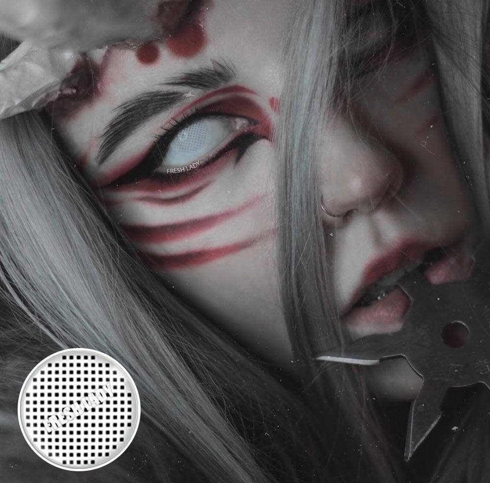 

Белые линзы сетка. Сплошные белые линзы для глаз. Белые линзы без зрачка. Белые линзы мини склеры. Белые линзы