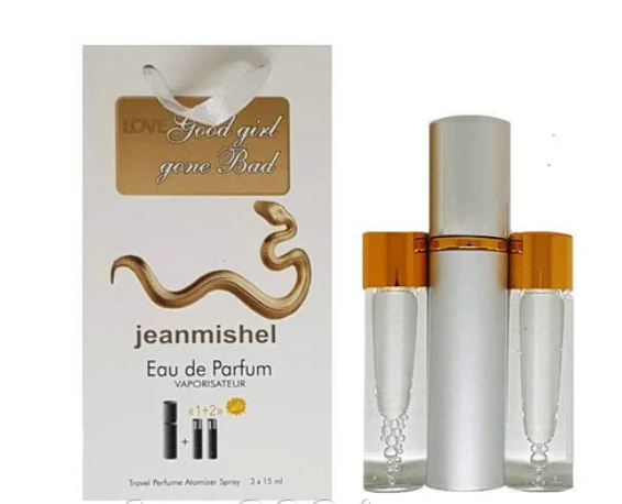 

Туалетная вода в подарочной упаковке 3 по 15 мл JEANMISHEL LOVE DONNA (102)