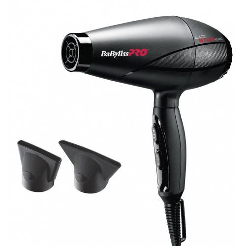 

Фен для волос с ионизацией Babyliss PRO Black Star Ionic BAB6250IE, 2200 Вт