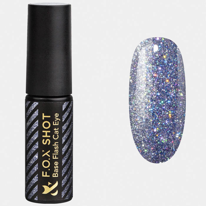 

Гель-лак F.O.X SHOT Base Flash Cat Eye №003, 5 мл