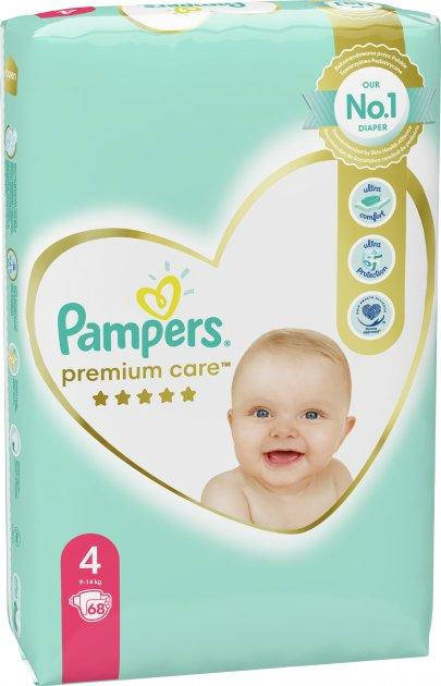 

Подгузники Pampers Premium Care 4 (9-14 кг) 68 шт