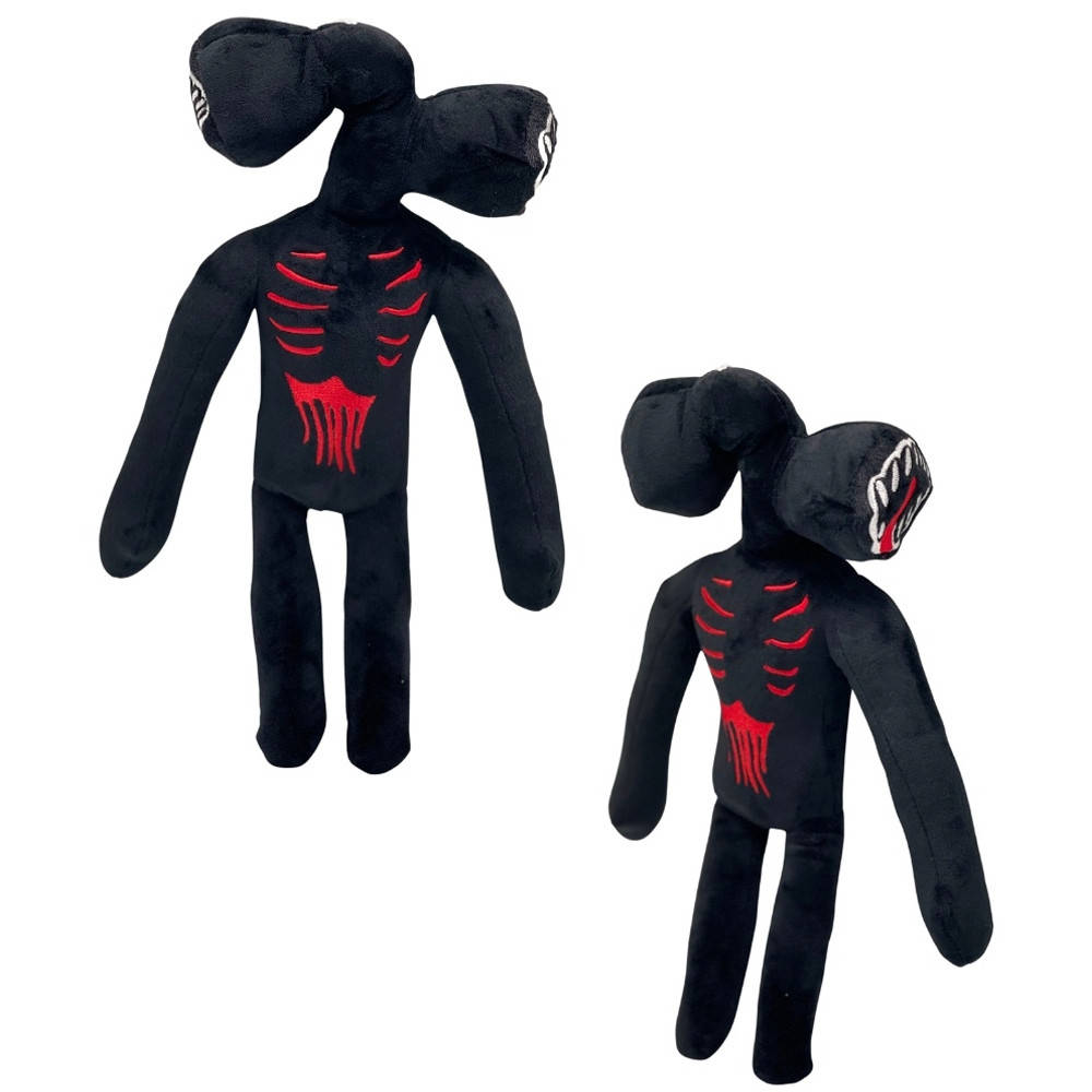 

Мягкая игрушка Сиреноголовый 30 см SCP Siren Head Черный / Игрушка монстр