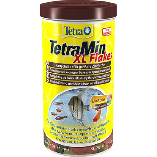 

TetraMin XL - большие хлопья для всех видов рыб, 1 л