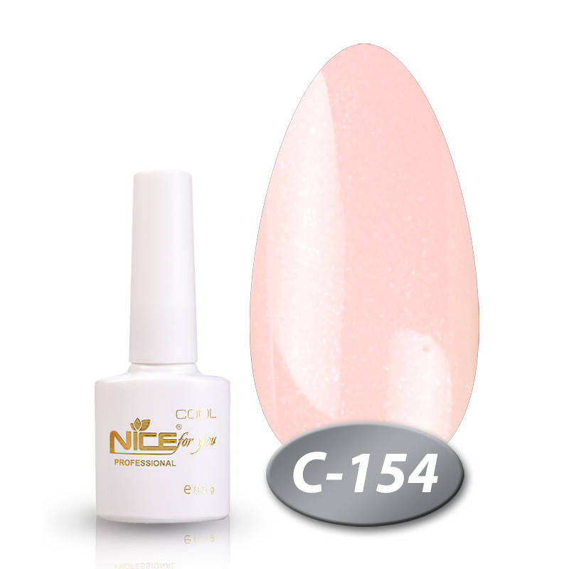 

Гель-лак Nice for you Cool C-154 пудровый с шиммером 8,5 мл