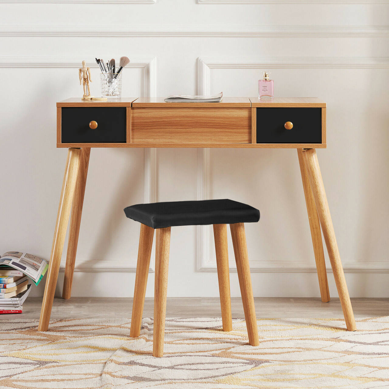 

Туалетный столик + табурет ADT 003 Black