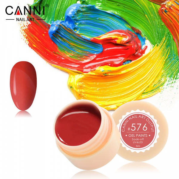 

Гель-краска CANNI 576 классическая красная