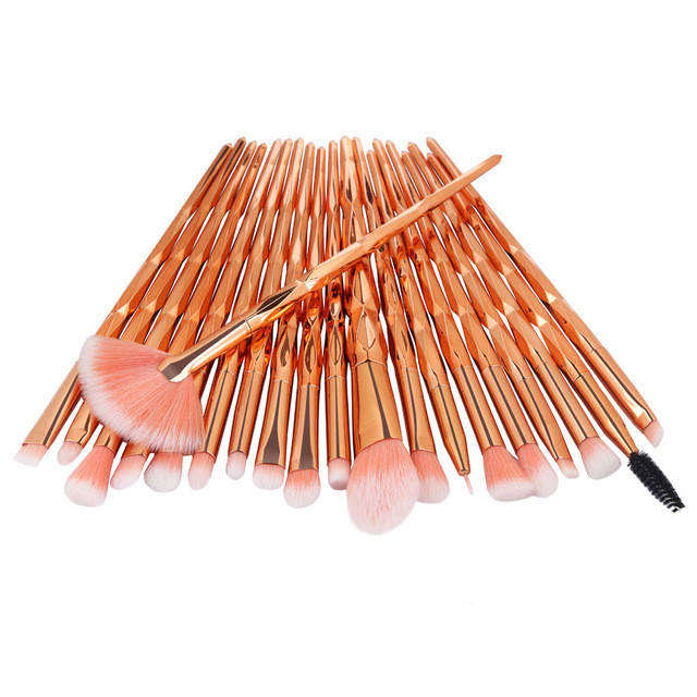 

Набор профессиональных кистей для макияжа UNICORN MakeUp Brush Set золотые, 20 шт.