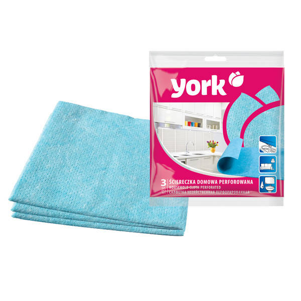 

Салфетка хозяйственная перфорированная York 5шт/уп