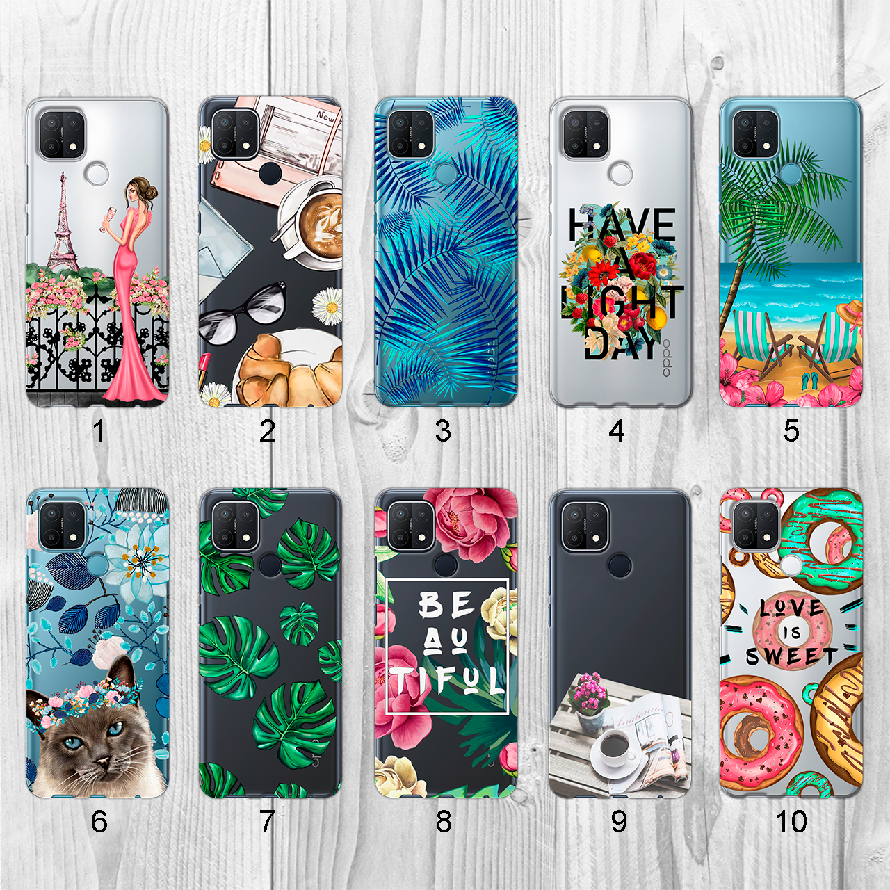

Силиконовый чехол с рисунком для Oppo A15 (new collection)