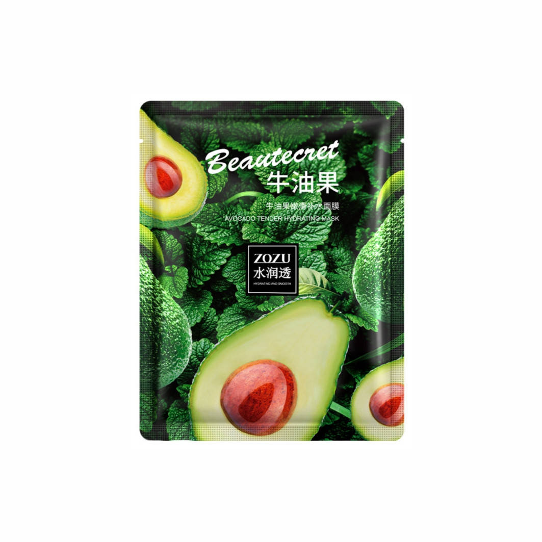 

Маска для лица с экстрактом авокадо Zozu Avocado Moisturizing Facial Mask Tender