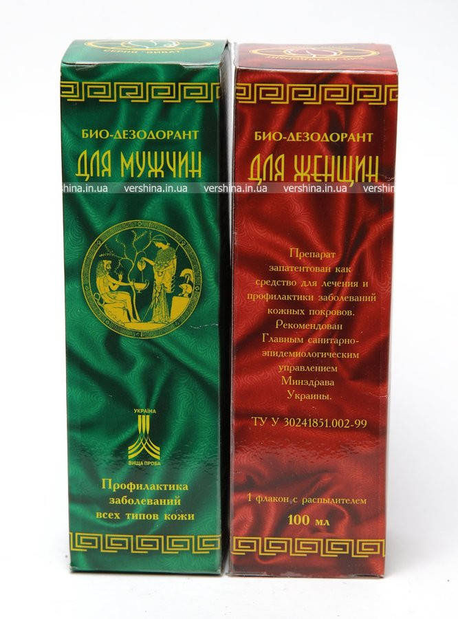

Био-дезодорант. Для мужчин и женщин. 100 мл