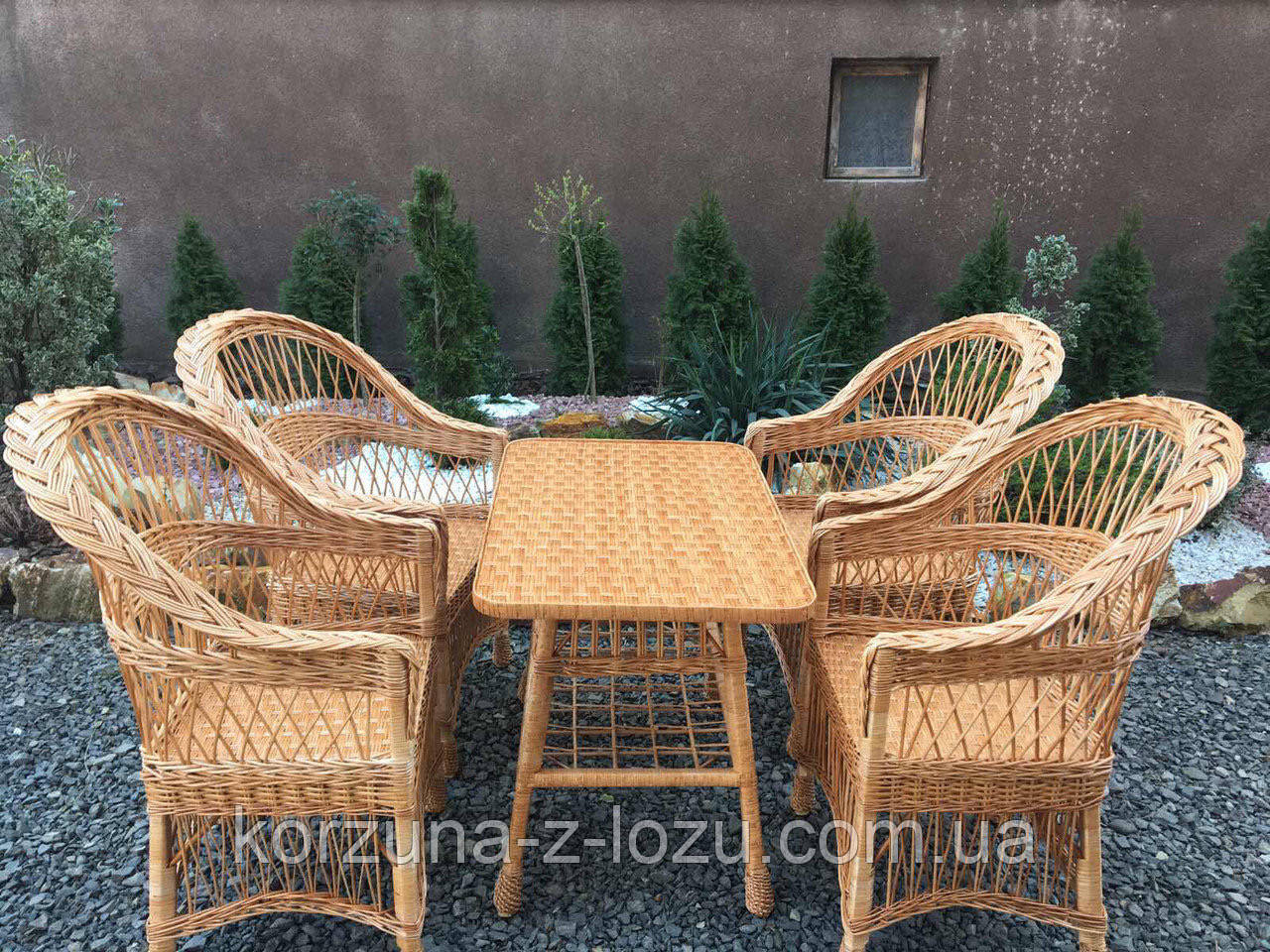 

Набор мебели из лозы