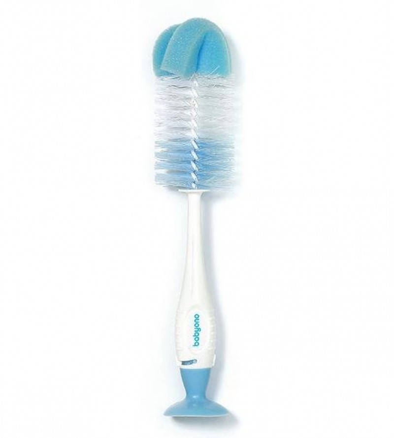 

Щетка с присоской для мытья бутылочек Baby Ono 728/01, Голубой