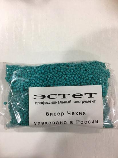 

Бисер ЭСТЕТ (Чехия) бирюзовый 50 гр.