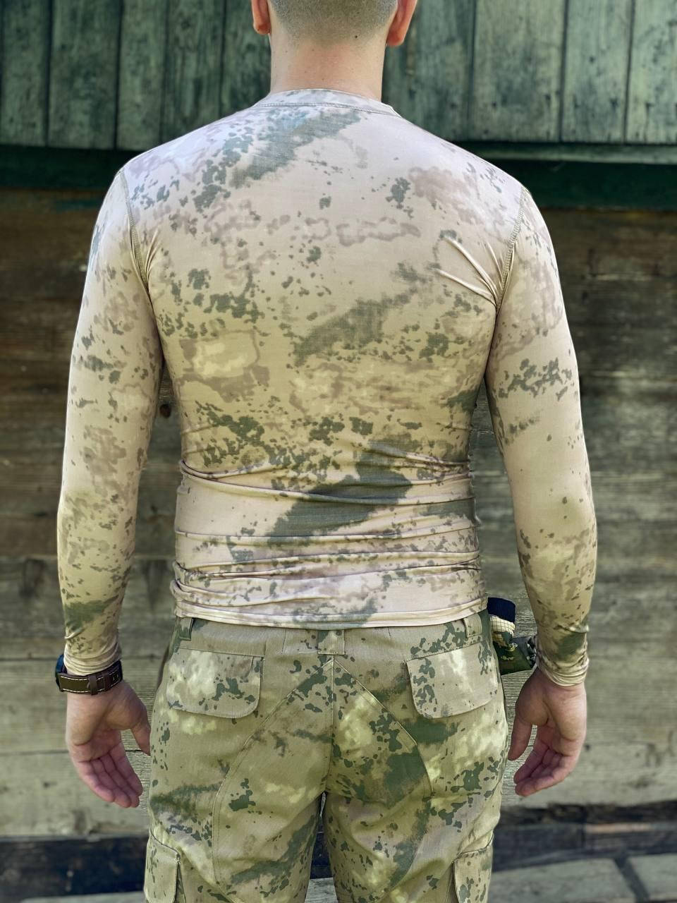 

Футболка с длинным рукавом Камуфляж, Хаки