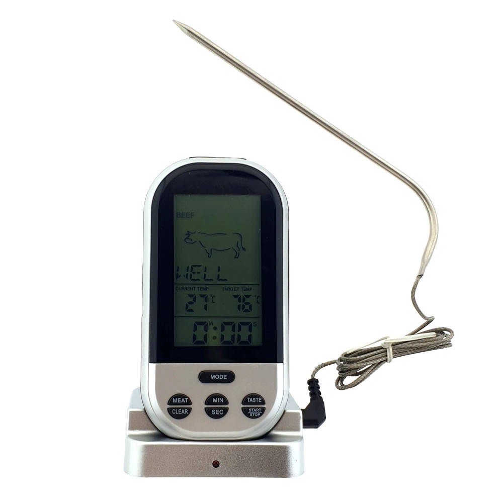 

Цифровой термометр со съемной радио базой Multi-function TP-808