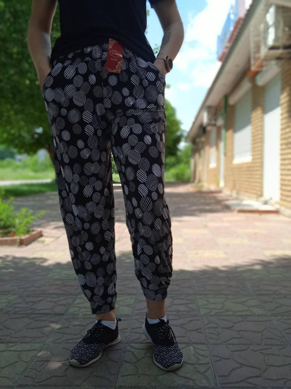 

Женские брюки-султанки "Ласточка" 2XL/4XL(50-54) Art: 402, Разные цвета