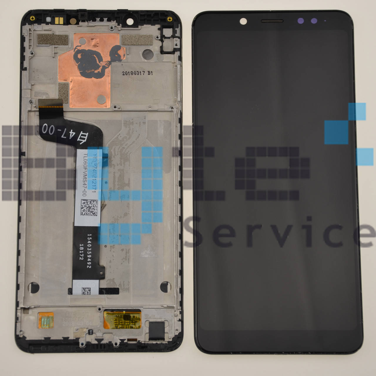 

Дисплейный модуль в сборе (REF) Xiaomi Redmi Note 5 Black original, Черный