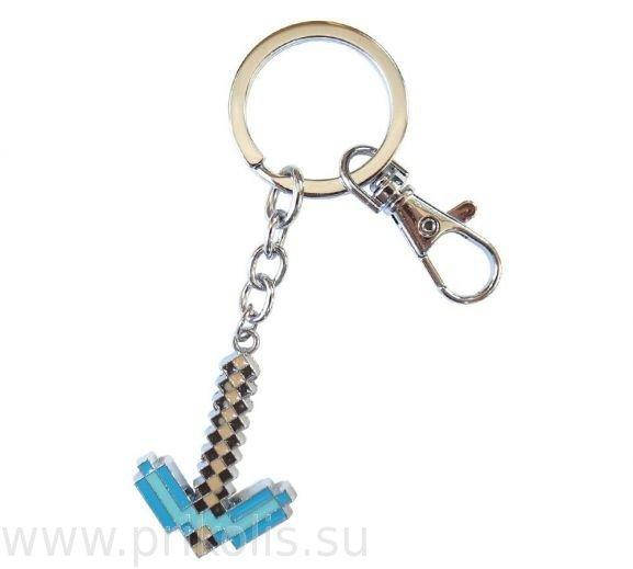 

Брелок Майнкрафт "Алмазная кирка" - отличный оригинальный подарок любителю культовой игры