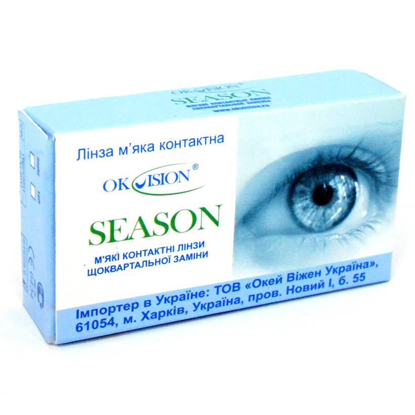 

Контактные линзы Okvision Season 1уп(2шт)