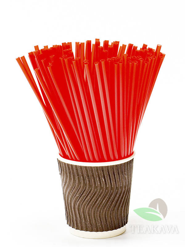 

Трубочка мартини коктейльная красная, USA, d3,3, 13 см, 200 шт