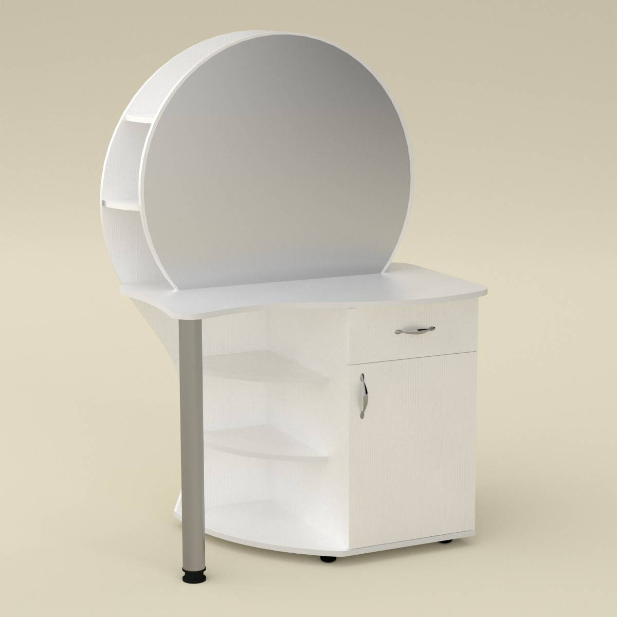 

Трюмо-3 белый Компанит (96х60х143 см)