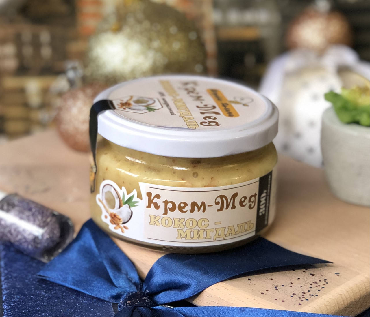 

Крем-Мед Кокос-Миндаль 300г (Натуральный домашний мед)
