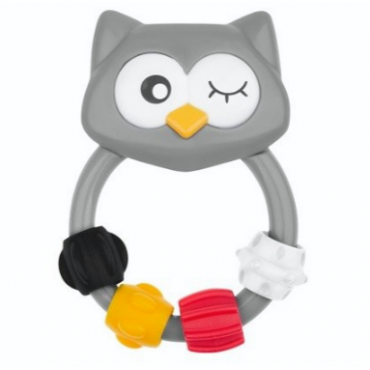 

Погремушка с прорезывателем для зубов Akuku Сова A0421